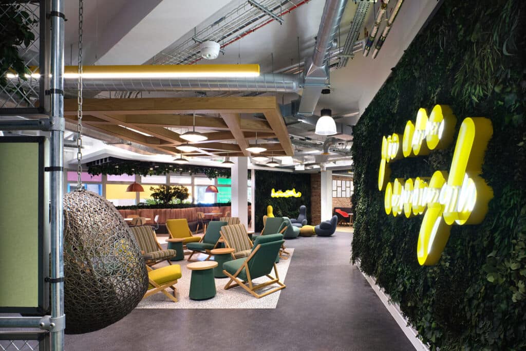 Chillen am Messestand